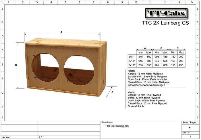 7 Images 2X12 Speaker Cabinet Dimensions And Description - Alqu Blog