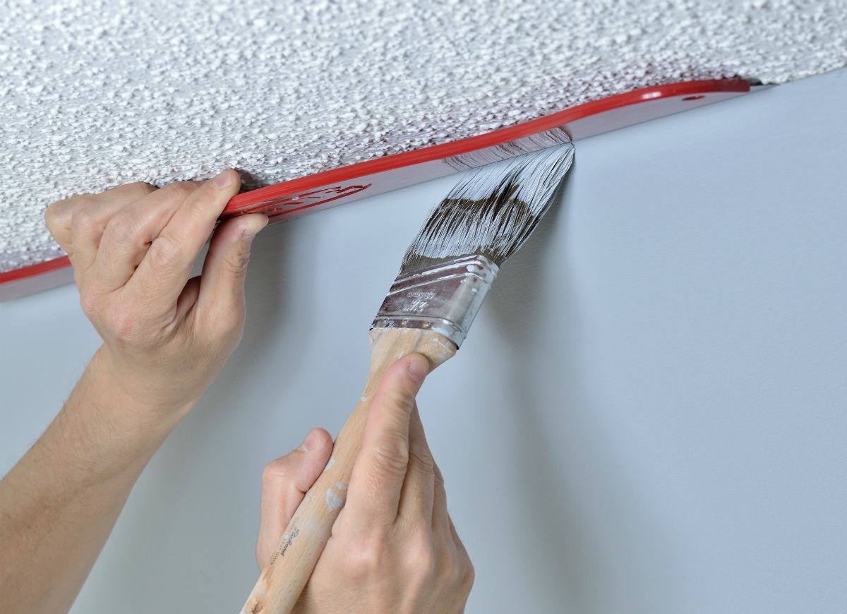 6 Photos Best Way To Paint Ceiling Wall Edge And View