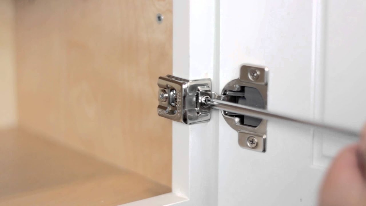  kitchen cabinet door hinge adjustment