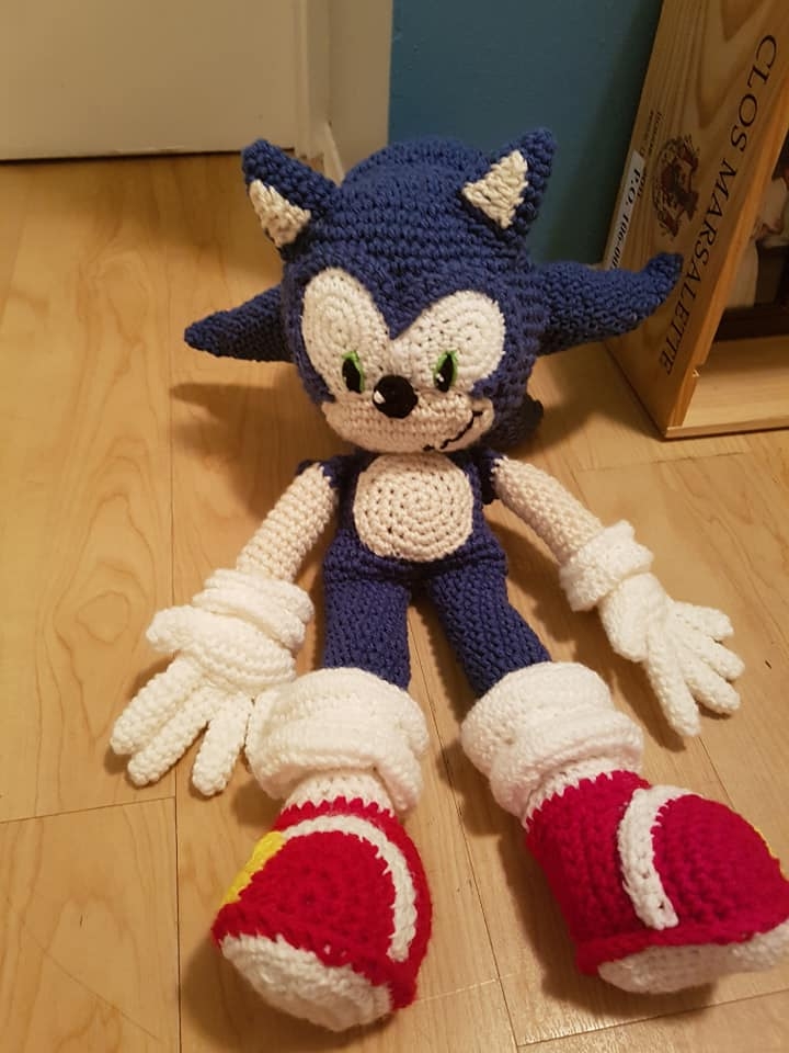8 Photos Sonic The Hedgehog Toy Knitting Pattern And