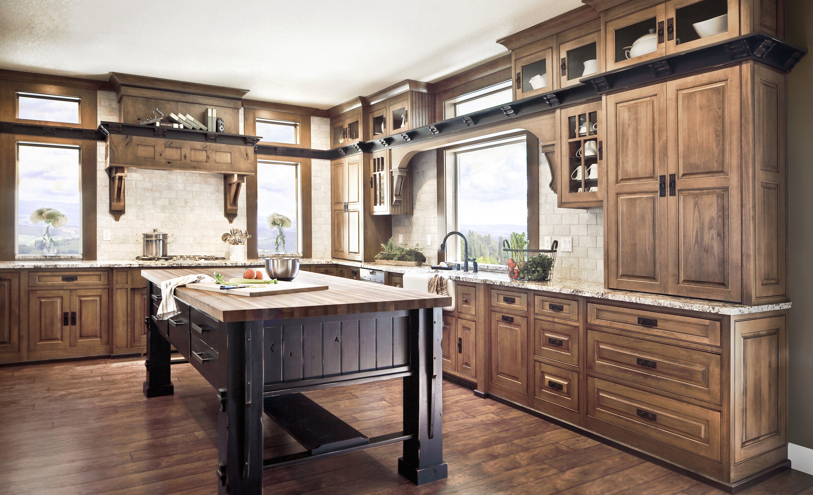 8 Images Knotty Alder Kitchen Pictures And View