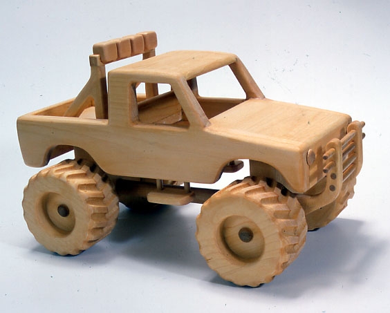 Wooden Toy Cars and Trucks