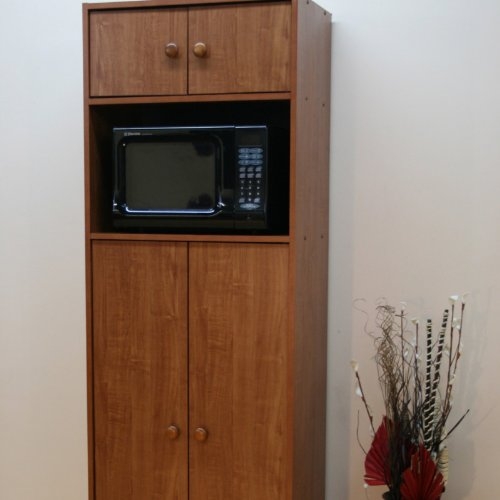 8 Pics Microwave Pantry Cabinet With Microwave Insert And View - Alqu Blog