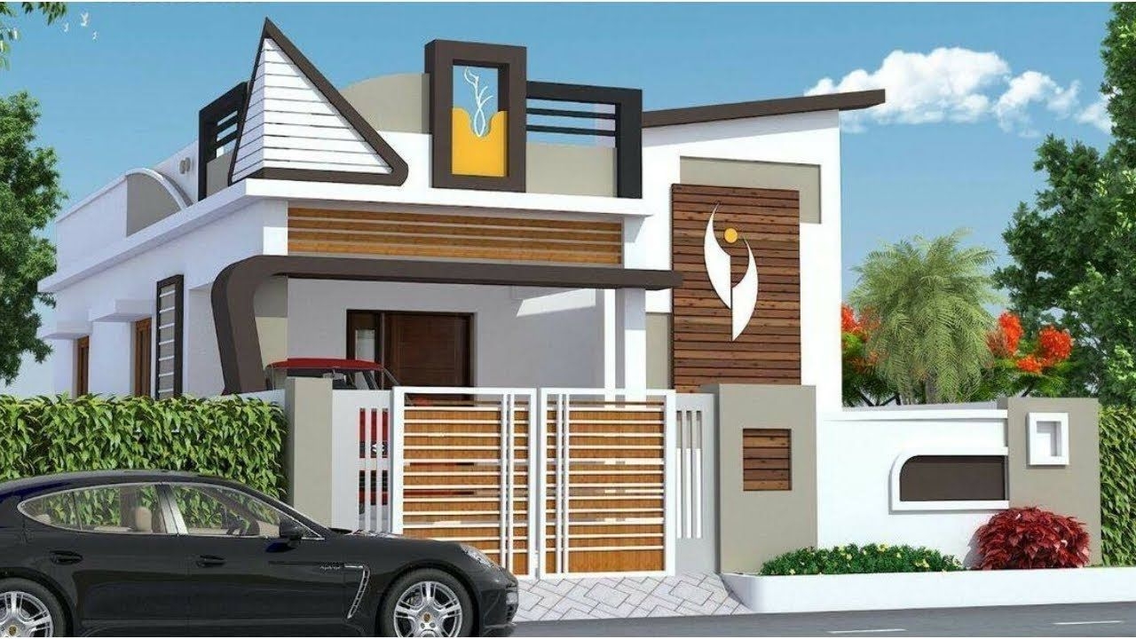 30 Latest Single-Floor House Design Indian House Single-Floor