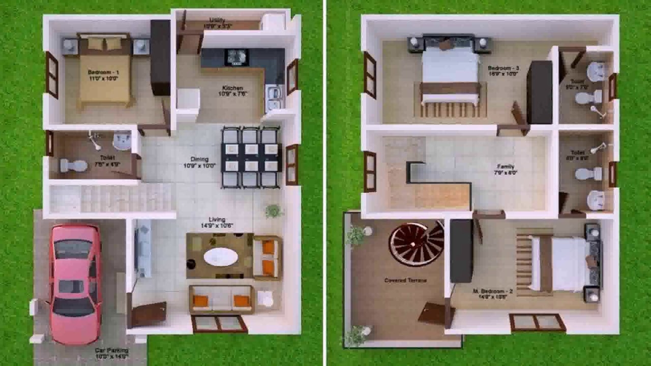 50 Sq Yard House Plan Design DaddyGif.com See Description   1 