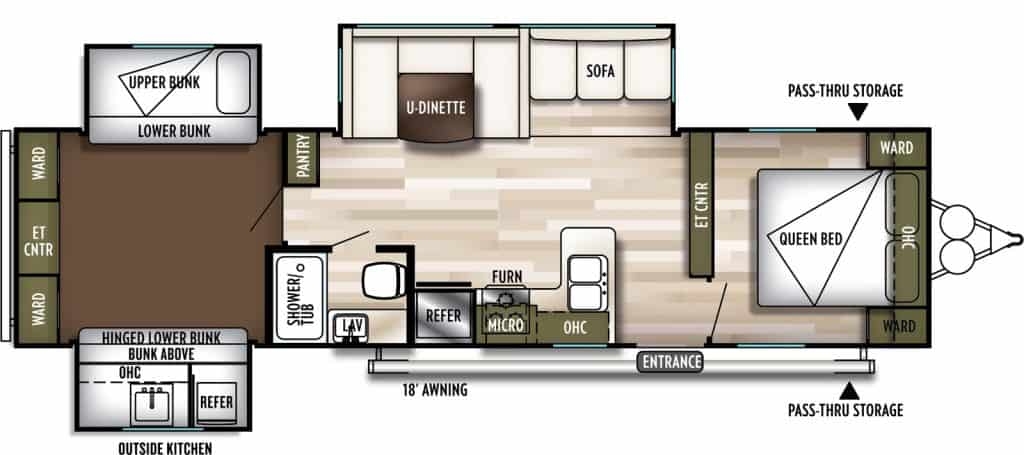 8 Pics 2 Bedroom Travel Trailer Floor Plans And