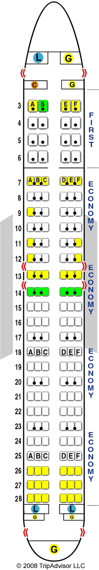 American Airlines Flight Seat Chart