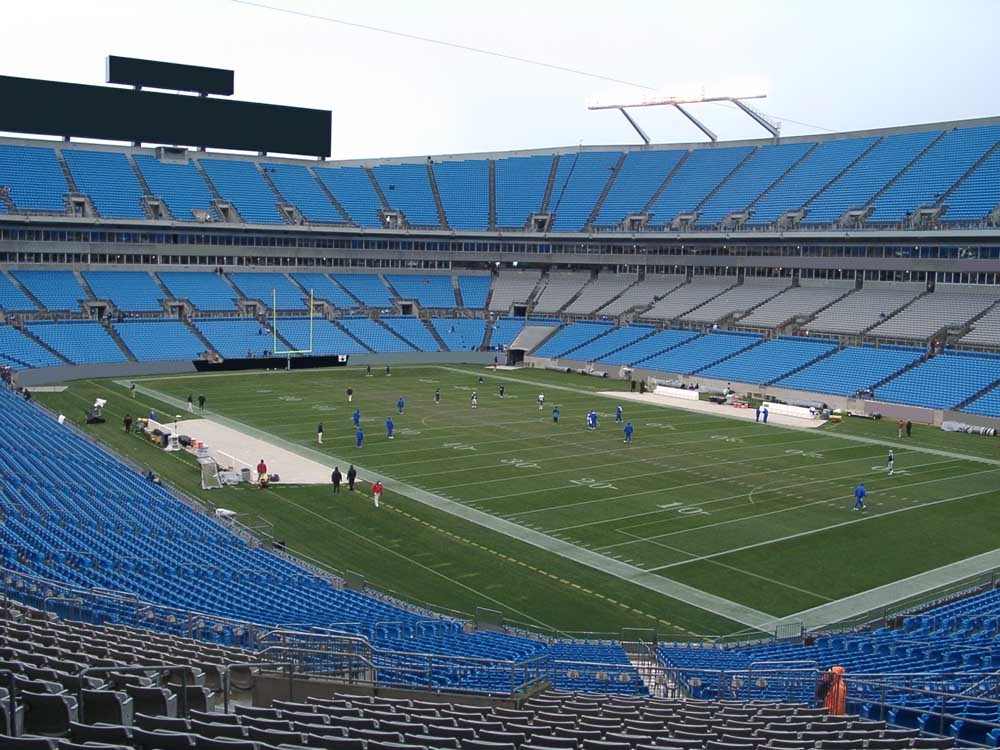 obstructed view seats at bank of america stadium