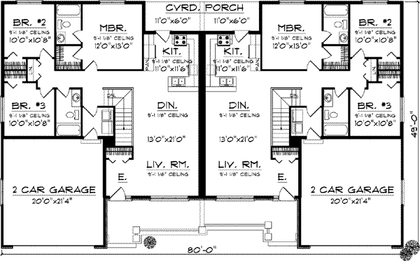 8 Photos 3 Bedroom Duplex Floor Plans With Garage And View