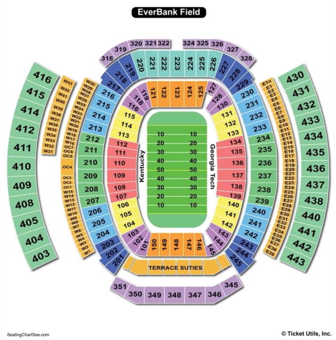 7 Photos Everbank Field Seating Chart And Description Alqu Blog ...