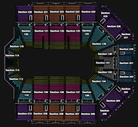 7 Photos Van Andel Arena Seating Chart Seat Numbers And View - Alqu Blog