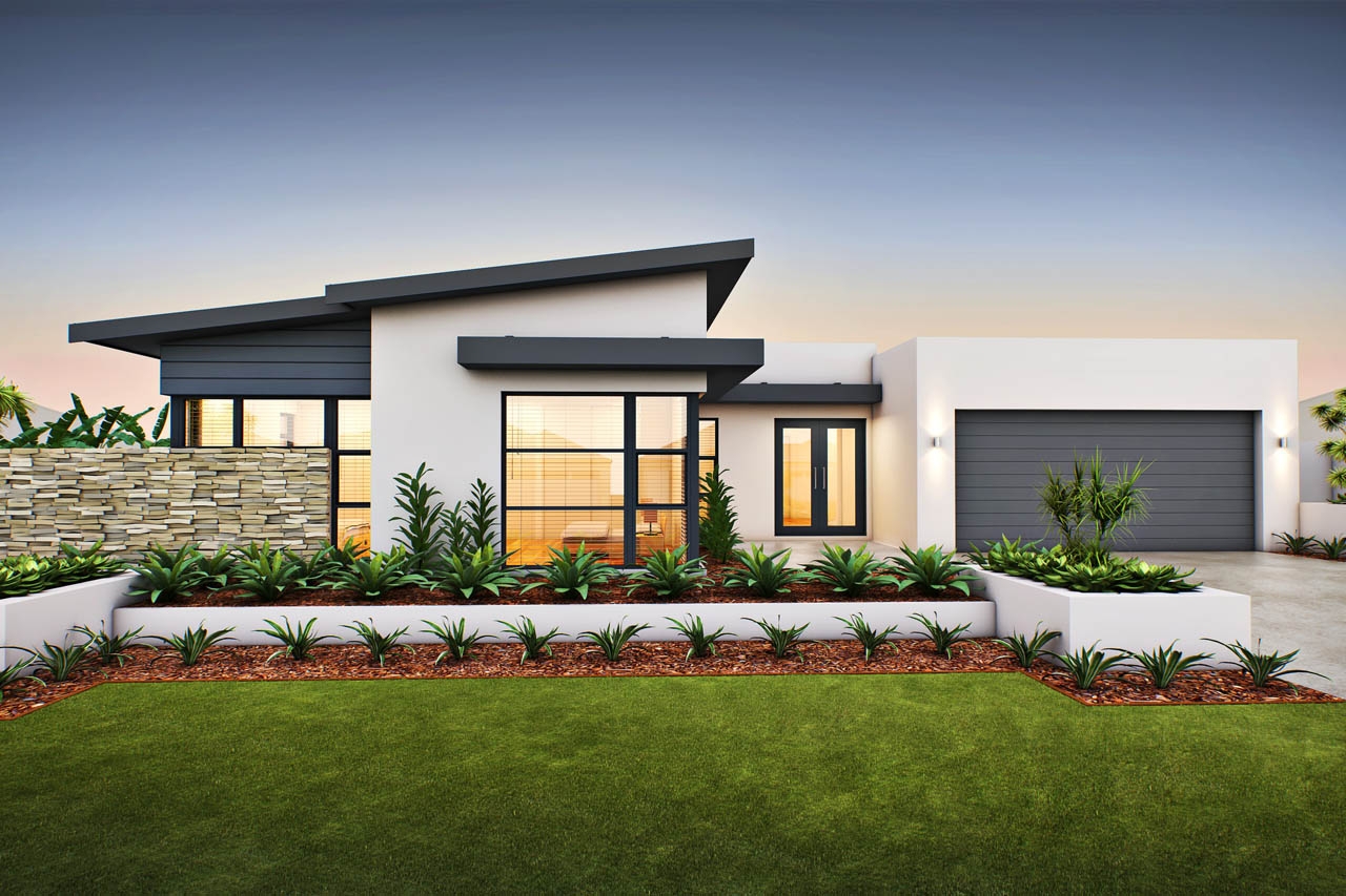 8 Images Skillion Roof Home Designs Perth And Description - Alqu Blog