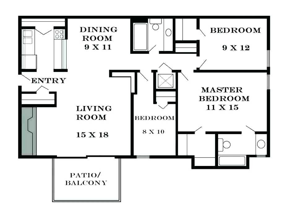 living room size in cm