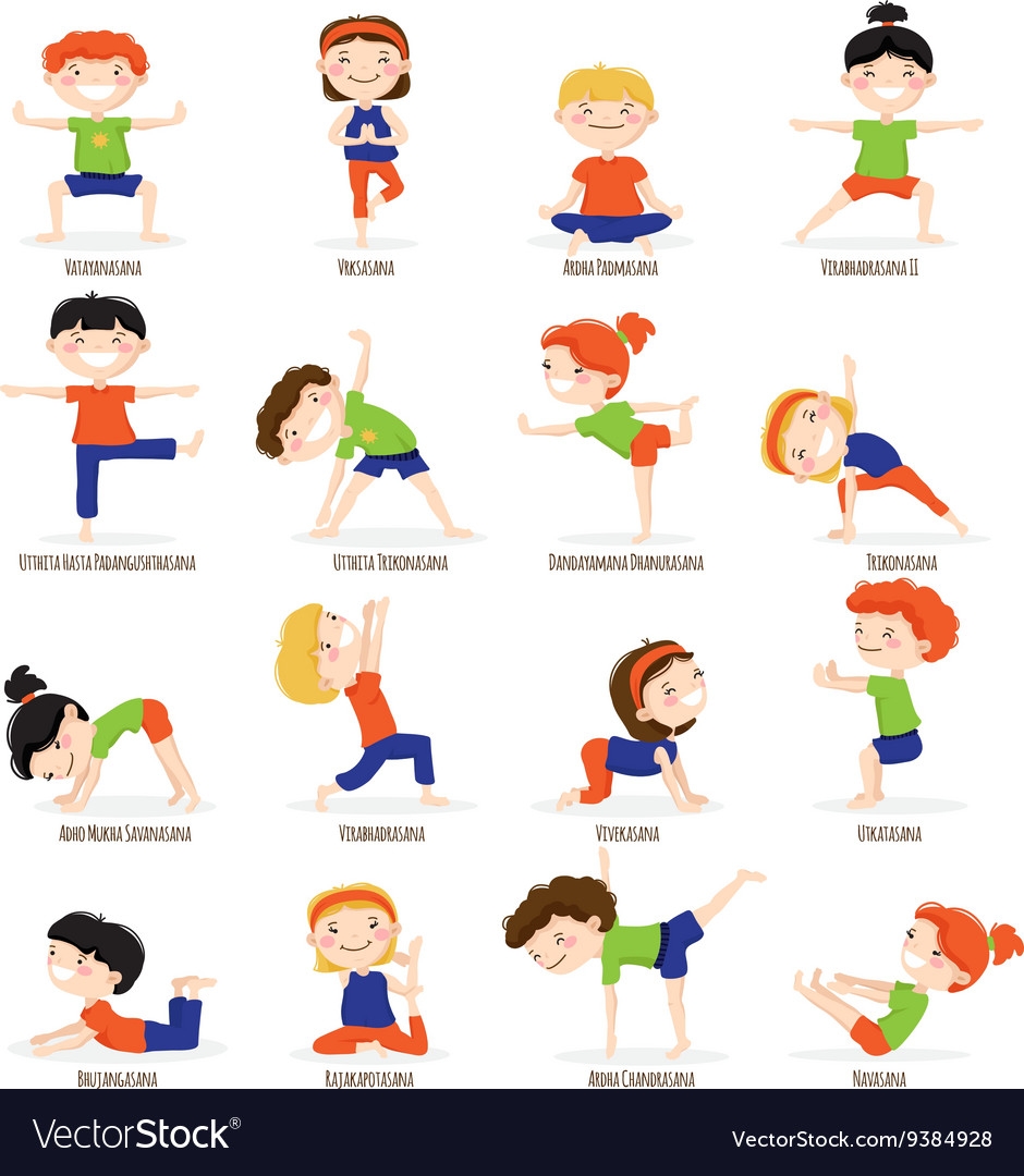 Printable Yoga Poses Chart For Kids