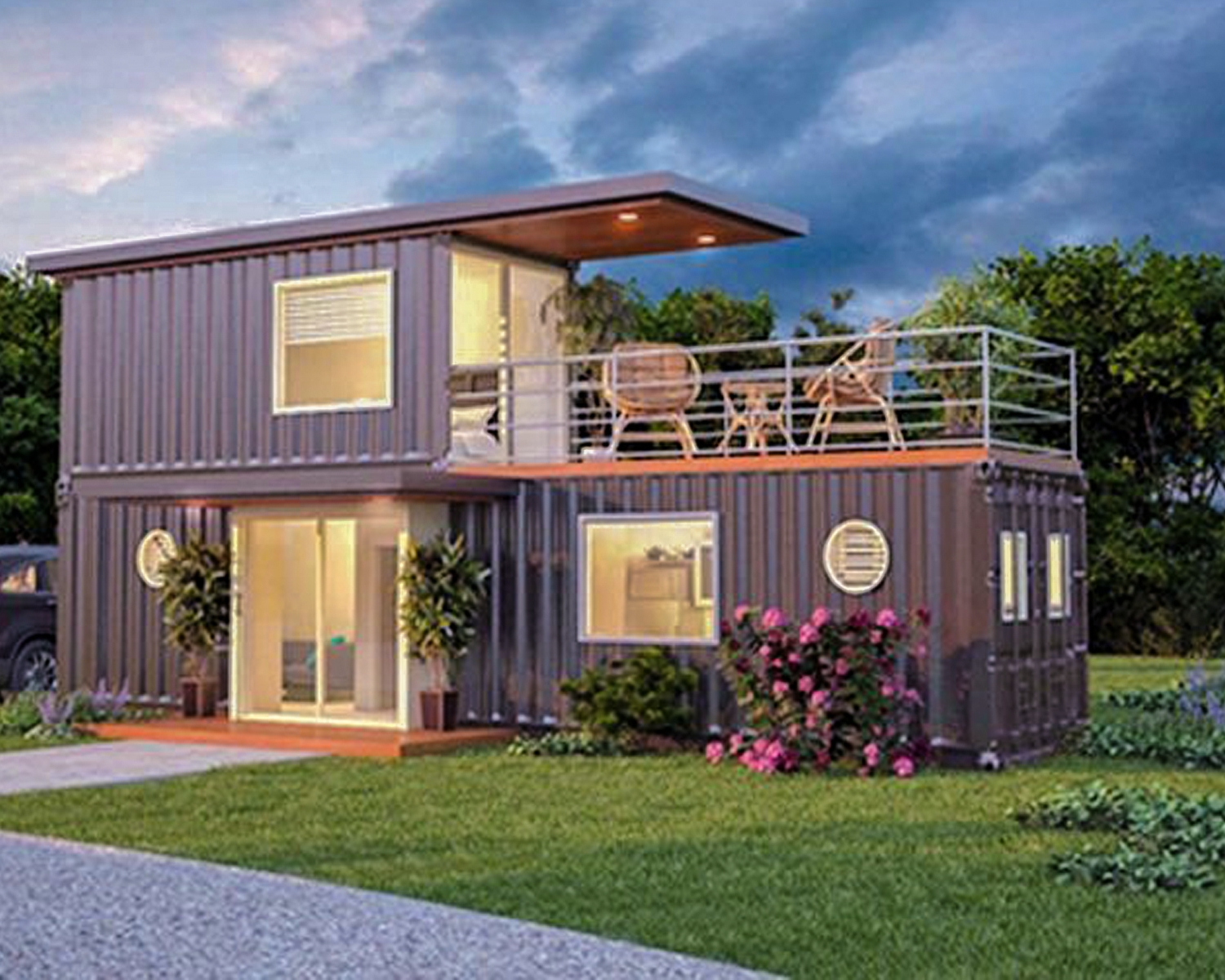 8 Shipping Containers Make Up A Stunning 2 Story Home - vrogue.co