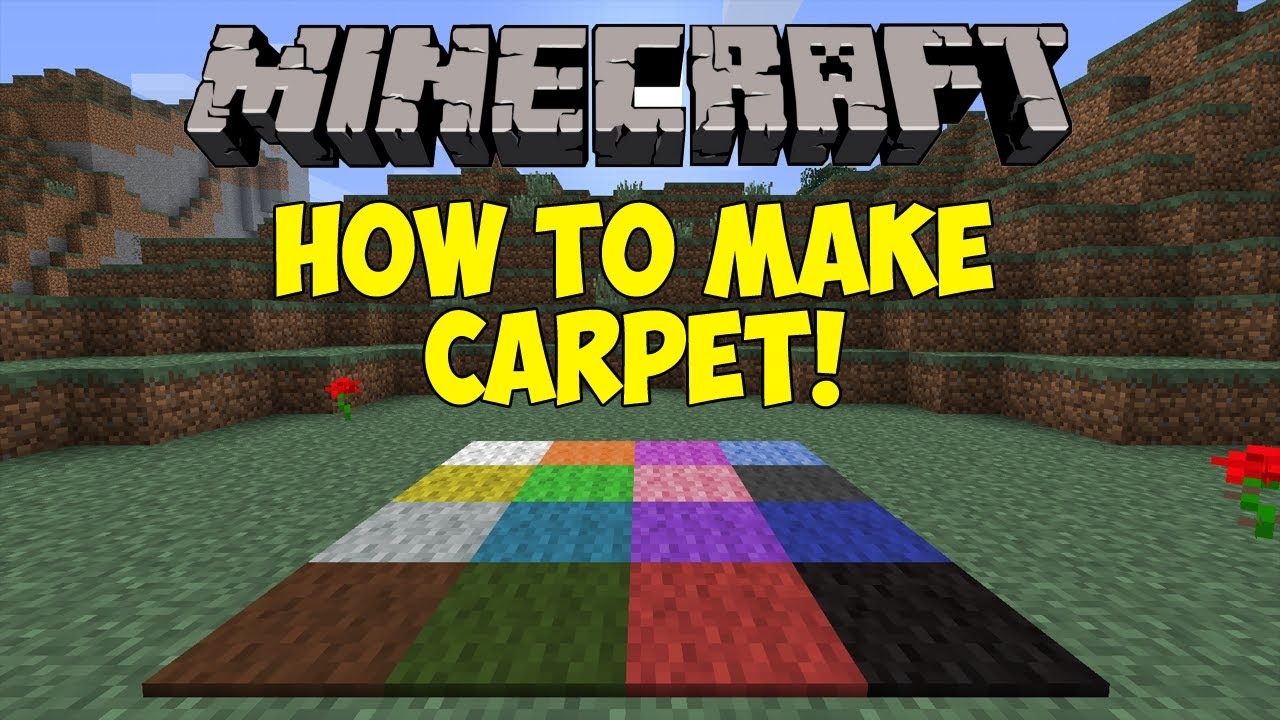 How To Make Carpet In Minecraft