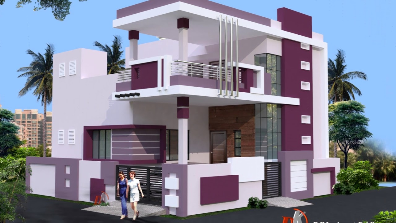 6 Pics Simple House Front Elevation Designs For Double Floor And Review