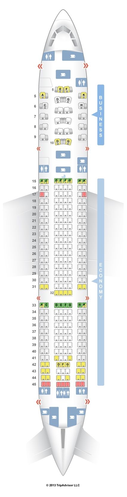 8 Images Airbus Industrie A332 Jet Seating Plan Etihad And Review ...