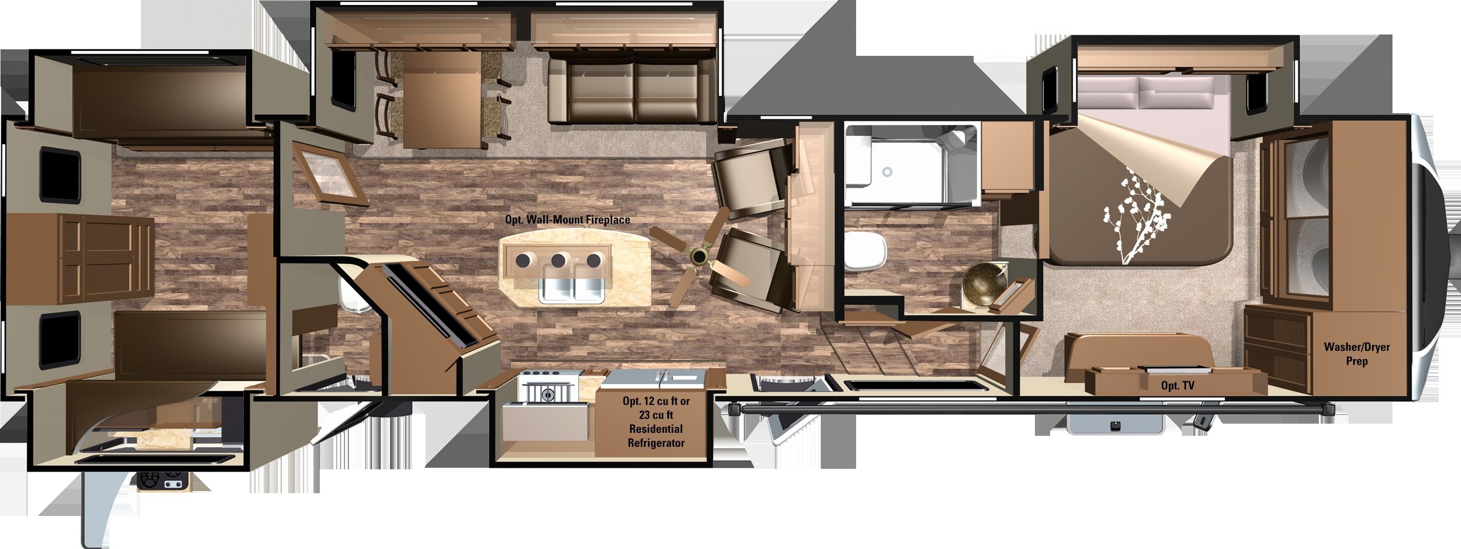 8 Pics 2 Bedroom Travel Trailer Floor Plans And