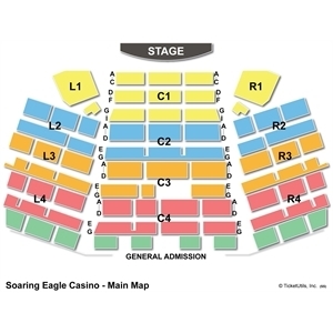 Soaring Eagle Indoor Seating Chart