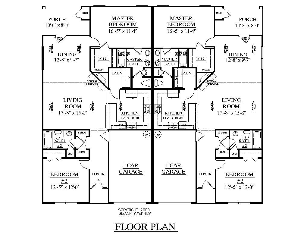 8 Photos 3 Bedroom Duplex Floor Plans With Garage And View Alqu Blog